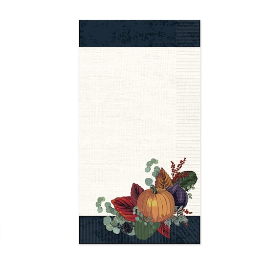 Beistle 8" x 4.5" Fall Thanksgiving Guest Towels, 32ct.